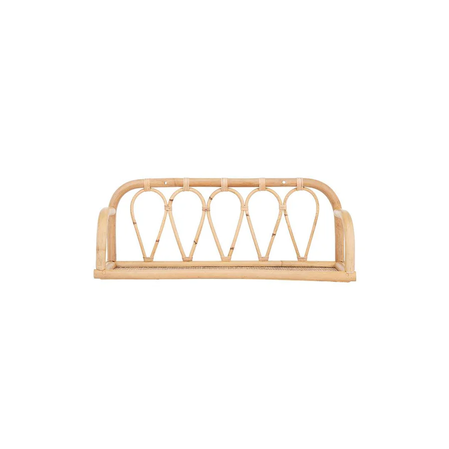 CuddleCo Aria Shelf - Rattan-Shelves-Rattan- | Natural Baby Shower