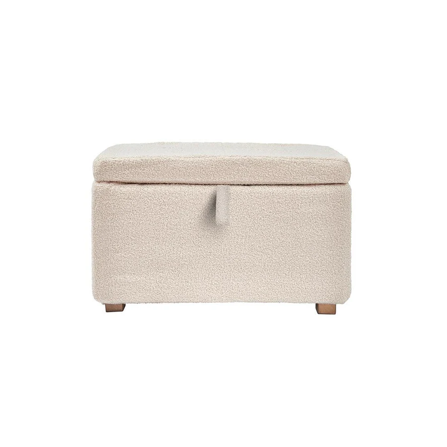 Gaia Baby Serena Footstool - Biscuit - Oak/Walnut-Footstools-Biscuit- | Natural Baby Shower