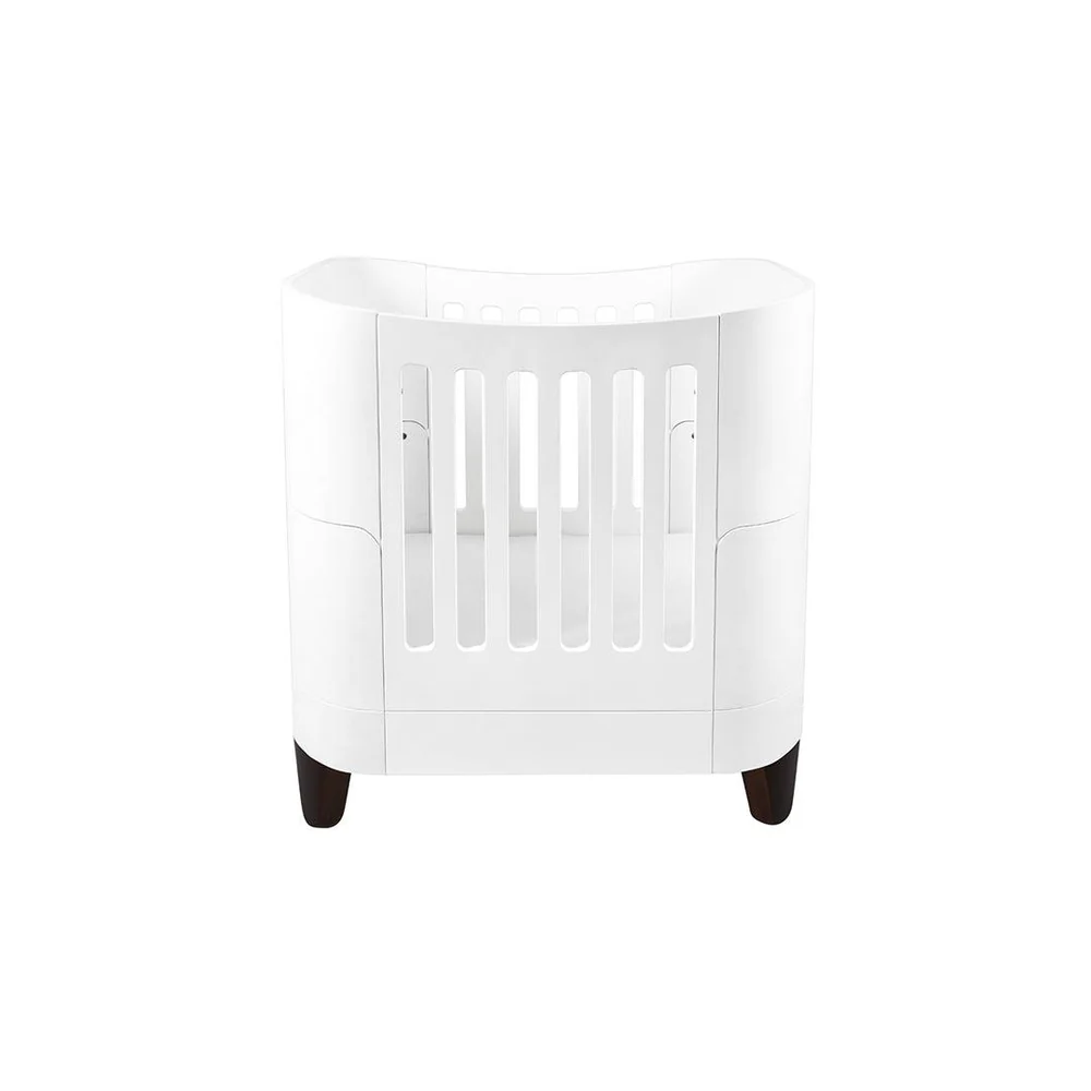 Gaia Baby Serena Mini Cot Bed - White-Cot Beds- | Natural Baby Shower