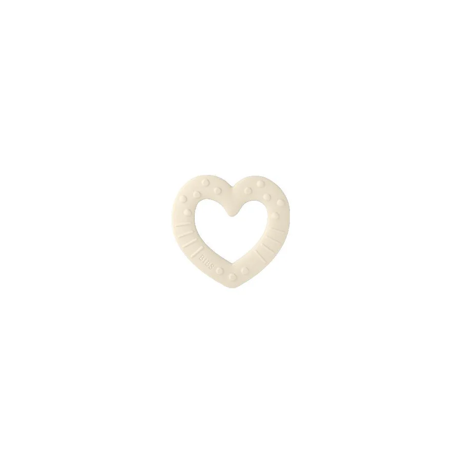 BIBS Baby Bitie - Heart - Ivory-Teethers- | Natural Baby Shower